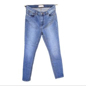 Free People Skinny Mid Rise Ankle Soft Comfortable 5 Pocket Essential Jeans 27